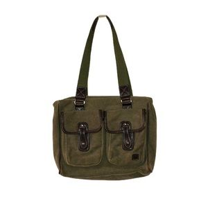 NWOT - Khaki Bag w/ Front Pockets, Cotton